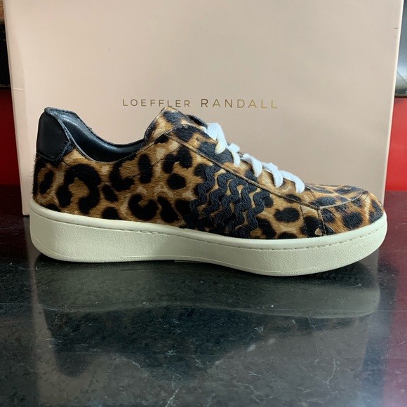 Loeffler Randall NIB! Leopard Sneakers $395 - Picture 4 of 16